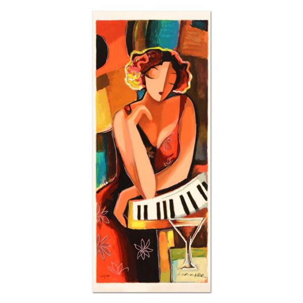Michael Kerzner, "The Pianist" Limited Edition Serigraph, Numbered and Hand Signed with Certificate 