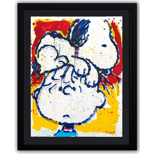 Tom Everhart- Hand Pulled Original Lithograph "Hair Club For Dogs"