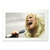 Image 1 : Rob Shanahan, "Christina Aguilera" Hand Signed Limited Edition Giclee with Certificate of Authentici