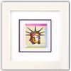 Image 1 : Peter Max- Original Lithograph "LIBERTY HEAD (Mini)"