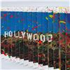 Image 2 : E.M. Zax- One-of-a-kind 3D polymorph mixed media on paper "Hollywood"