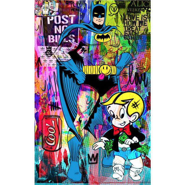 Procanela- Mixed Media on Canvas "Untitled"