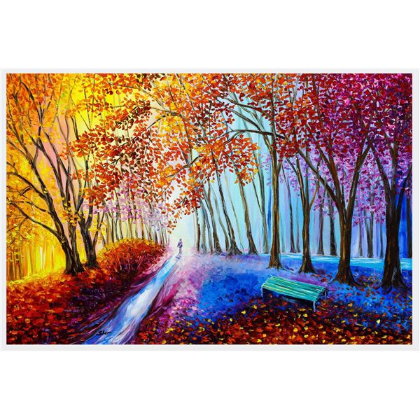 Svyatoslav Shyrochuk- Original Oil on Canvas "To Walk Alone"