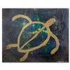 Image 1 : Wyland, "Honu Hawaii Smile" Original Painting, Hand Signed with Letter of Authenticity.