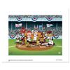 Image 1 : "Line Up At The Plate (Cardinals)" is a Limited Edition Giclee from Warner Brothers with Hologram Se