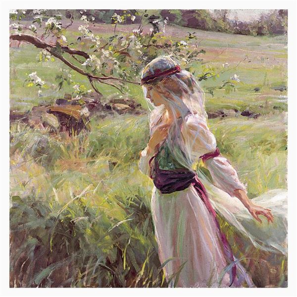 Dan Gerhartz, "Extending Grace" Limited Edition on Canvas, Numbered and Hand Signed with Letter of A