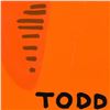 Image 2 : Todd Goldman, "Carrot" Framed Original Acrylic Painting on Canvas, Hand Signed with Letter of Authen