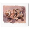 Image 1 : Mark King (1931-2014), "Lioness & Her Cubs" Limited Edition Serigraph, Numbered and Hand Signed with