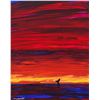 Image 2 : Wyland- Original Painting on Canvas "Whale Tail In the Light"