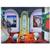Image 1 : Ferjo, "Don'T Sweat the Time" Original Painting on Canvas, Hand Signed with Letter of Authenticity.
