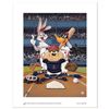 Image 1 : "At the Plate (Angels)" Numbered Limited Edition Giclee from Warner Bros. with Certificate of Authen