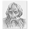 Image 1 : Charles Lynn Bragg, "Philosopher-Poet" Original Ink and Pencil Drawing, Hand Signed with Letter of A