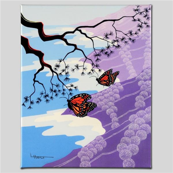 "Monarchs" Limited Edition Giclee on Canvas by Larissa Holt, Numbered and Signed. This piece comes G