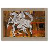 Image 1 : Lu Hong, "Equus" Limited Edition Serigraph on Rice Paper, Numbered and Hand Signed with Letter of Au