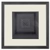 Image 1 : Victor Vasarely (1908-1997), "Vonal - 4 de la série Vonal" Framed 1971 Heliogravure Print with Lette