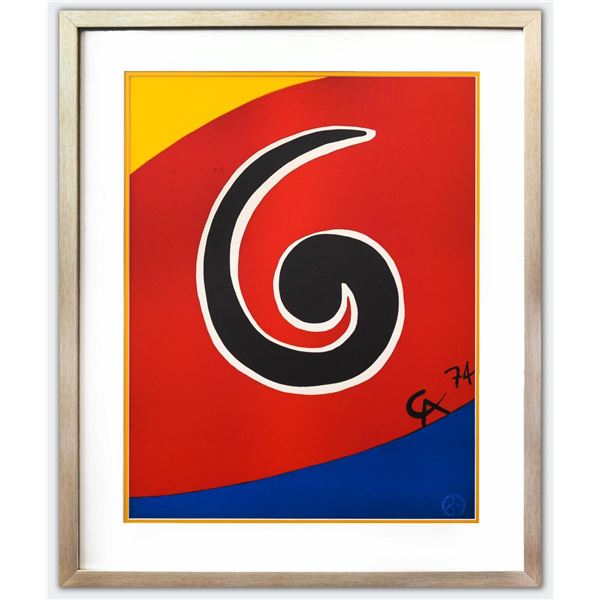 Alexander Calder- Lithograph on Arches Paper "Flying colors - Skywirl"