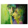 Image 1 : Berberyan, "Fatherly Advice" Hand Signed Original Painting on Canvas with Letter of Authenticity.