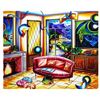 Image 1 : Alexander Astahov- Original Oil on Canvas "Chilling Room"