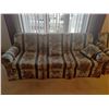 Image 2 : Matching Couch (84"w x 34"d) & Chair with Side Table & Lamp