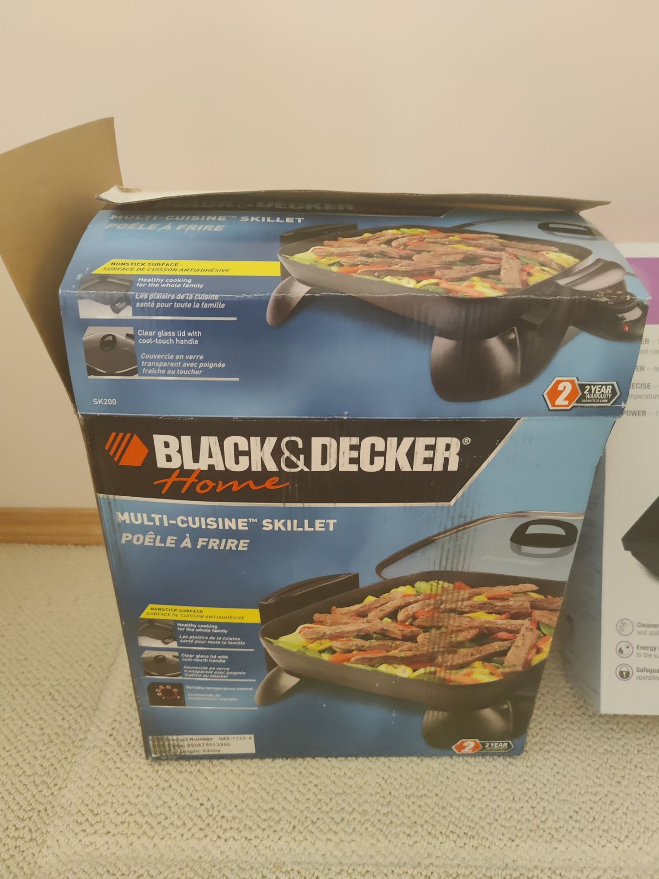 Salton Portable Induction Cooktop Black & Decker 4 Slice Toaster