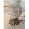 Image 2 : Vintage Ornate Table Lamps with Shades x2
