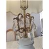 Image 3 : Vintage Ornate Table Lamps with Shades x2