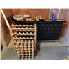 Image 1 : Wooden Wine Racks x2 - 24 bottle & 36 Bottle with Padded, Curved Bar
