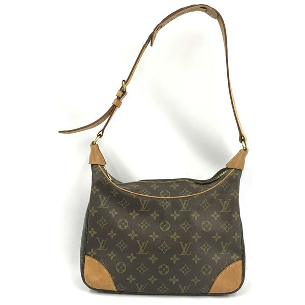Louis Vuitton Monogram Canvas Leather Boulogne 30 PM Bag