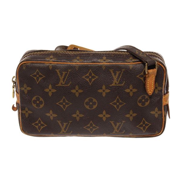 Louis Vuitton Brown Monogram Bandouliere Marly Crossbody Bag