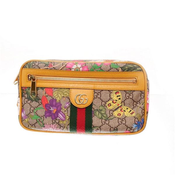 Gucci GG Ophidia Supreme Monogram Flora Belt Bag