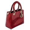 Image 2 : Dior Red Trotter Lady Medium Handbag