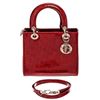 Image 8 : Dior Red Trotter Lady Medium Handbag