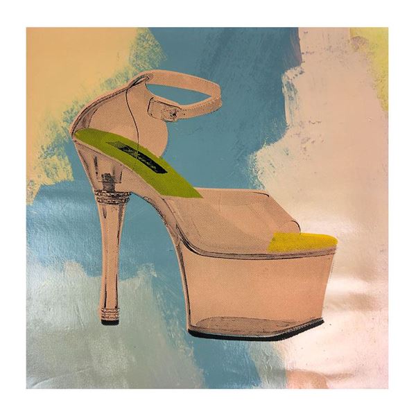 Stripper Shoes by Steve Kaufman (1960-2010)