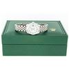 Image 7 : Rolex Ladies Stainless Steel White Diamond Quickset Datejust Wristwatch With Rol