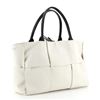 Image 1 : Bottega Veneta Arco Tote Maxi Intrecciato Canvas Medium Neutral