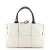 Image 2 : Bottega Veneta Arco Tote Maxi Intrecciato Canvas Medium Neutral