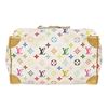 Image 4 : Louis Vuitton White Multicolor Monogram Speedy 30 Bag