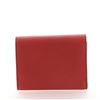 Image 3 : Celine Trotteur Flap Wallet Leather Small Red
