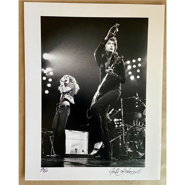 Page & Plant in Concert 1969 by Robert M. Knight