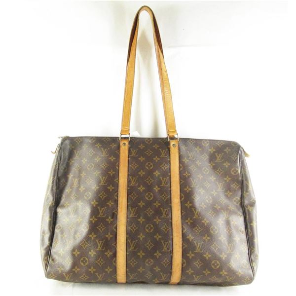 Louis Vuitton Monogram Canvas Leather Sac Flanerie 50 cm Duffle Bag
