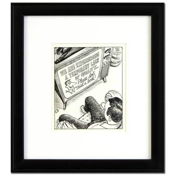 TV - Don't Read a Book (1993-D) by Bizarro Original