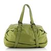 Image 1 : Bottega Veneta Zip Boston Bag Leather with Intrecciato Detail Medium Green