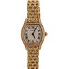 Image 7 : Cartier Yellow Gold and Diamonds Tortue Quartz Watch