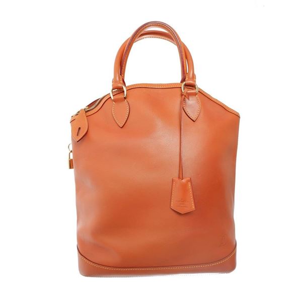 Louis Vuitton Brown Nomad Leather Lockit Vertical PM Bag