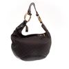 Image 2 : Gucci Black GG Canvas Vintage Web Bamboo Hobo Bag