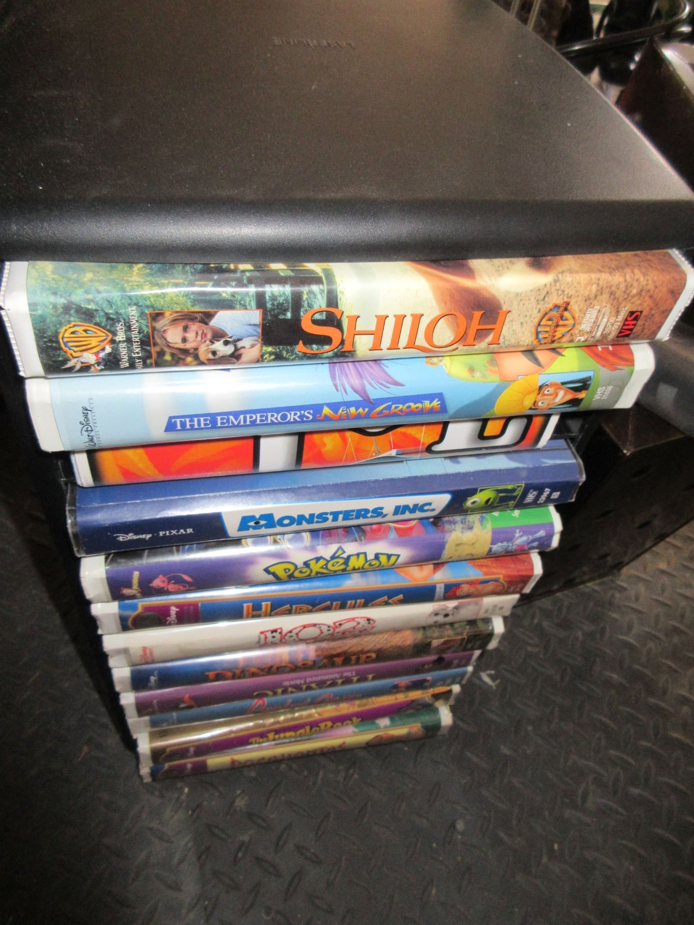 GARAGE 2 Vases, Towel Stand, Candle Holder, Disney VHS Tapes & Stand