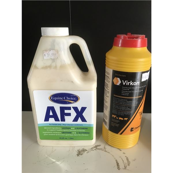 BARN Virkon Disinfectant, Lecithin, Glutamine AFX Equine Choice