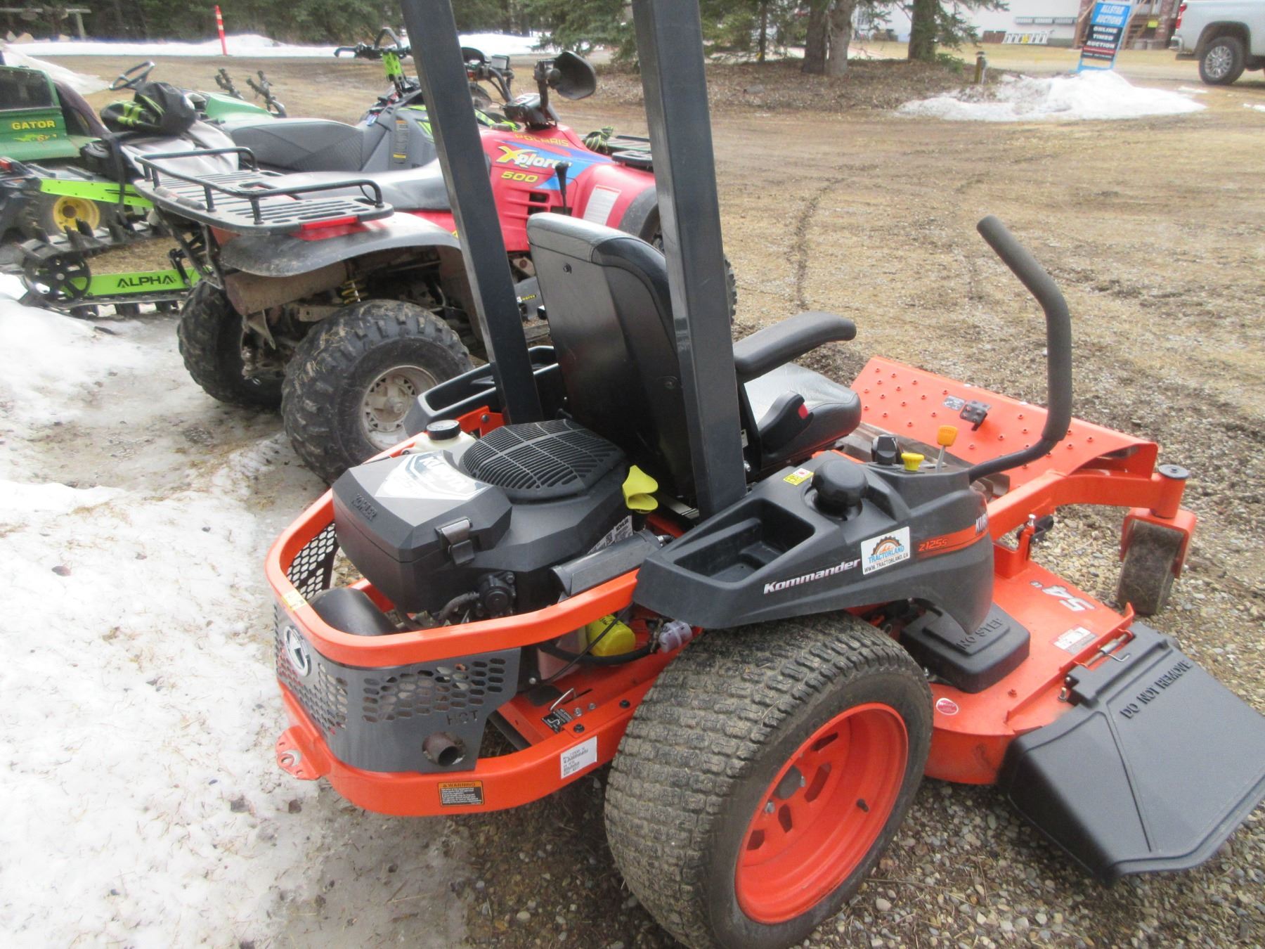 2016 KUBOTA KOMMANDER Z125S ZERO TURN LAWN MOWER