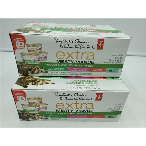PC Extra Meaty Poultry & Meat Wet Cat Food 2x 12-85g cans
