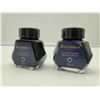 Image 2 : Waterman Refill Fountain Pen, Fountain Pen Ink -2 Black Ink, 2 Blue Ink - 4x50 ml Bottle